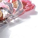 10 個 5 スタイルフラワーペット防水ステッカー  DIYスクラップブッキング用の花の自己粘着デカール  フォトアルバムの装飾  パールピンク  115~125x85~88x0.2mm  2個/スタイル STIC-C004-01B-3