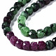 Natural Ruby in Zoisite Beads Strands G-N328-41-3