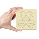 木材切断ダイ  鋼鉄で  DIYスクラップブッキング/フォトアルバム用  装飾的なエンボス印刷紙のカード  ちょう結びの模様  15x15cm DIY-WH0178-057-7