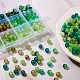 300Pcs 6 Colors Spray Painted Crackle Glass Beads CCG-SZ0001-11D-4