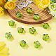Perle di lampwork fatte a mano da 10 pz&nbsp;LAMP-TADJ0001-01H-5
