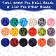 173.4g 17 Colors Handmade Polymer Clay Beads CLAY-SZ0001-66-3