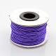 Elastic Round Jewelry Beading Cords Nylon Threads NWIR-L003-C-09-2