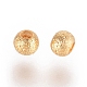 Long-Lasting Plated Brass Textured Beads X-KK-K193-112G-NF-2
