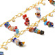 Handgefertigte Perlenketten aus Messing CHC-P011-D01-G-1