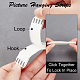 18 комплект из 3 полосок для подвешивания картин DIY-GA0002-60-4