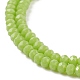 Opachi colore solido fili di perle di vetro X-GLAA-F076-A13-3