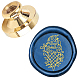 Wax Seal Brass Stamp Head AJEW-WH0209-219-1