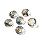Perles de verre peintes par pulvérisation transparent GLAA-I050-09L-1