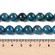 Круглые бусины пряди природного апатита G-K068-04-10mm-3