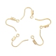 Латунные крючки для серьги из чистого циркония KK-Z084-10G-1