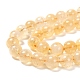 Chapelets de perles de citrine naturelle G-O166-10-8mm-3