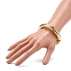 Chunky CCB Plastic Curved Tube Beads Stretch Bracelet for Men Women BJEW-JB06992-01-3
