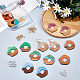 Olycraft bricolage kits de fabrication de boucles d'oreilles pendantes DIY-OC0006-14-6