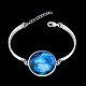 Constellation / signes du zodiaque série virgo lumineux bracelets BJEW-BB14718-2