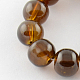 Chapelets de perles en verre transparentes peintes par pulvérisation DGLA-R024-10mm-M-2