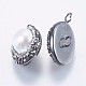 Natural Cultured Freshwater Pearl Pendants RB-P028-08-3