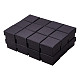 Benecreat 24 confezione 4.3x4.3x3.3 cm scatola anello nera scatola quadrata scatola di gioielli in cartone nero scatola regalo samll con velluto riempito per la festa CBOX-BC0001-13A-5