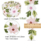 Fingerinspire 5 Meter buntes Blumen-Spitzenbesatzband zum Aufnähen/Bügeln OCOR-FG0001-37-2