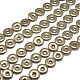 Donut Natural Pyrite Beads Strands G-I126-22-16x4mm-1