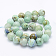 Chapelets de perles en chrysocolle naturelle G-J373-02-14mm-2