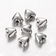 Antique Silver Tibetan Silver Heart Alloy Beads X-AB948-NF-1