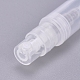 ポリプロピレン（pp）スプレーボトル  細かいミストスプレーとダストキャップ付き  詰め替え可能な香水瓶  透明  5.6x1.2cm  容量：2ml（0.06液量オンス） MRMJ-WH0060-21-2ml-2