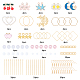 Ensembles de fabrication de boucles d'oreilles pendantes Sunnyclue DIY DIY-SC0012-67-2