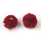 Handmade Faux Rabbit Fur Pom Pom Ball Covered Pendants WOVE-F021-A-2