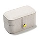 PU Imitation Leather Jewelry Box LBOX-E001-01A-2