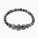 Ensembles de bijoux en colliers et bracelets de perles d'opale vert naturel naturel SJEW-L132-04-5