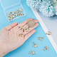 Beebeecraft 20Pcs/Box Dolphin Charms 18K Gold Plated Brass Marine Animals Pendant Charms Jewelry Findings for Necklace Bracelet Jewelry Making KK-BBC0002-91-3