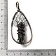 Gros pendentifs en obsidienne naturelle G-Q015-01A-3