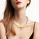 SHEGRACE Stretch Bracelets and Pendant Necklace Jewelry Sets sgSJEW-SZ0001-005-6