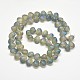 Galvanoplastie dépoli perles de coquillage de fils de verre X-EGLA-M002-B04-2