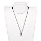 Verstellbare koreanische Halskette aus gewachstem Polyester X-AJEW-JB00510-01-4