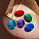 Fingerinspire 40pcs 10 couleurs autocollant de bijoux extra large TACR-FG0001-03-6
