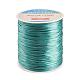 アリクラフト 約200m/巻 1mmナイロンコード  ビーズストリング  ブレスレットの糸  ブレスレットジュエリー作成用の編みコードビーズ糸-士官候補生ブルー LW-BC0003-02-1