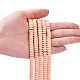 Chapelets de perle en pâte polymère manuel X-CLAY-N008-008-35-6