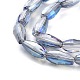 Electroplated Glass Beads Strands EGLA-H100-FR04-2