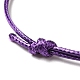 Création de bracelets en corde de polyester ciré coréen AJEW-JB00011-05-2