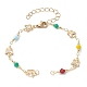 Fabrication de bracelets à maillons perlés en graines de verre papillon AJEW-JB01150-31-1
