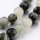 Faceted Round Natural Moss Agate Beads Strands G-E302-116-4mm-2