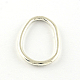 Oval Tibetan Style Alloy Linking Rings TIBE-Q046-26AS-LF-1