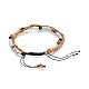 Natural Howlite Beads Multi-Strand Bracelets BJEW-JB04120-03-3