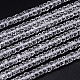 Faceted Rondelle Cultured Piezoelectric Quartz Beads Strands G-I141-2.5x5-01S-AA-1