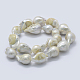 Perle baroque naturelle perles de perles de keshi PEAR-K004-21-2