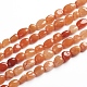 Chapelets de perles en aventurine rouge naturelle G-D0002-B30-1