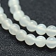 Natürlichen weißen Mondstein Perlen Stränge G-P342-02A-4mm-A-3
