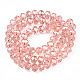 Chapelets de perles en verre électroplaqué EGLA-A034-T2mm-A34-3